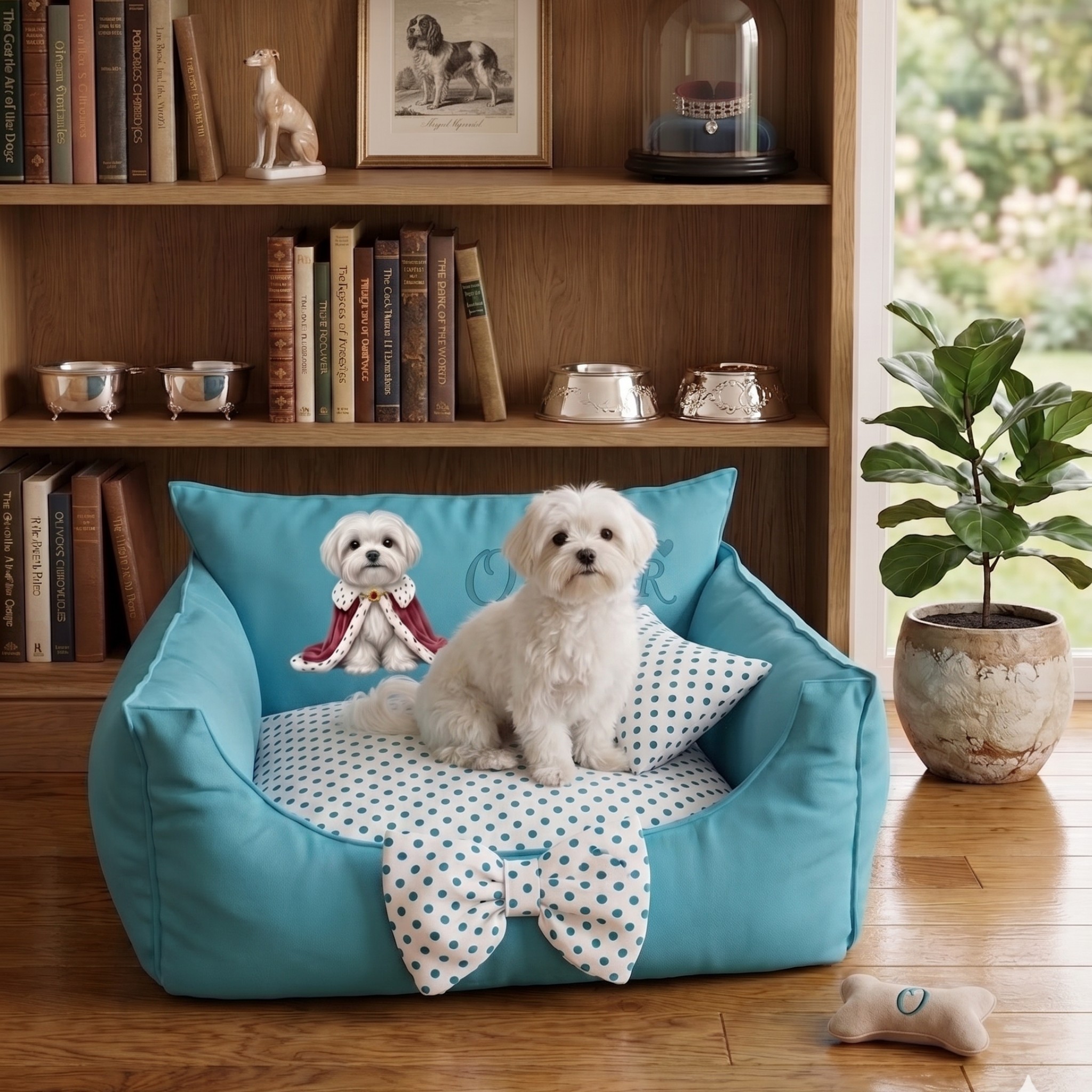 Cuccia per Cani Personalizzabile Cotone - Nome Ricamato